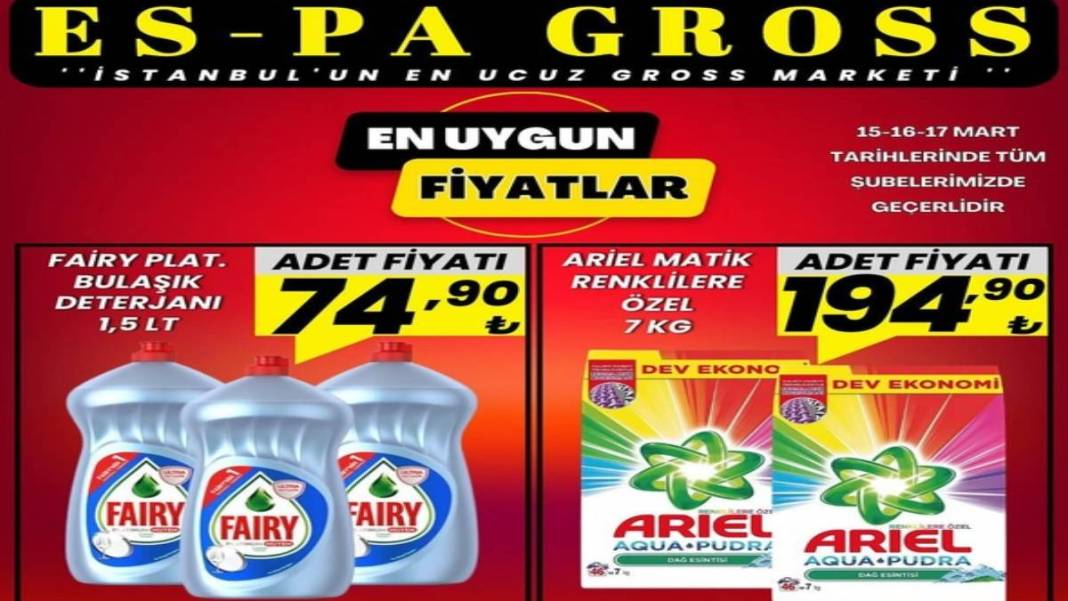 İstanbul'un en ucuz marketinde hafta sonu indirimi başladı! Ayçiçek yağı ve 32'li tuvalet kağıdı... Fiyatlar dibi gördü 6